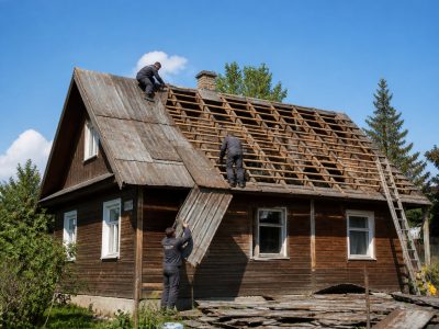 Демонтаж кровли