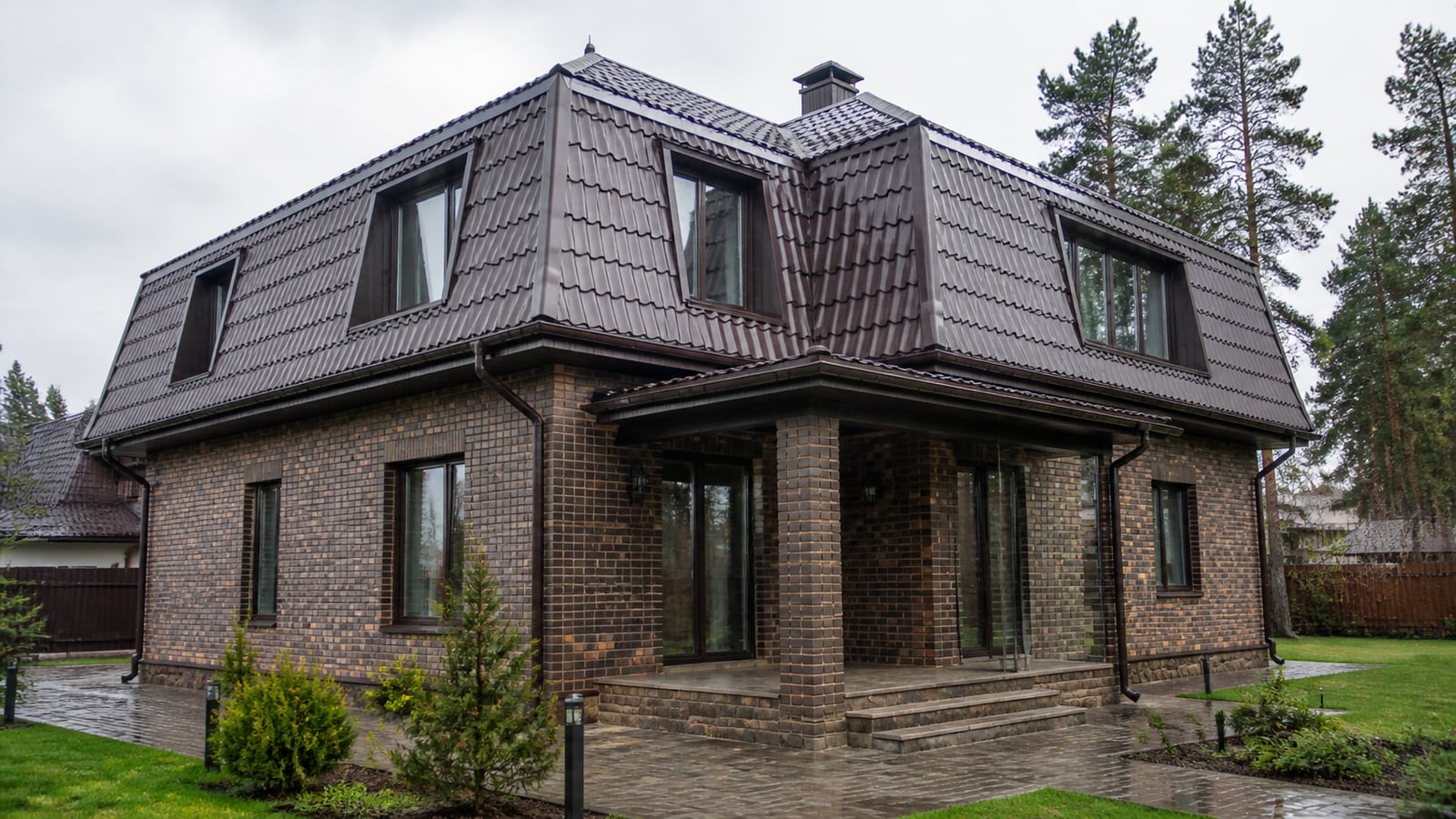 Монтаж мансардной крыши с утеплением, Мытищи, 180 м²