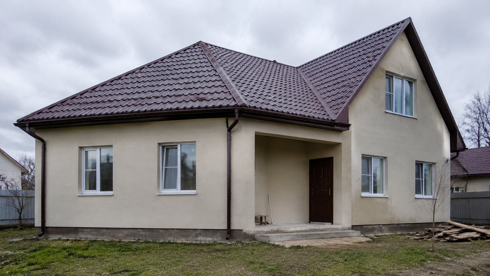 Сложная крыша с пятью скатами, Одинцово, 195 м²